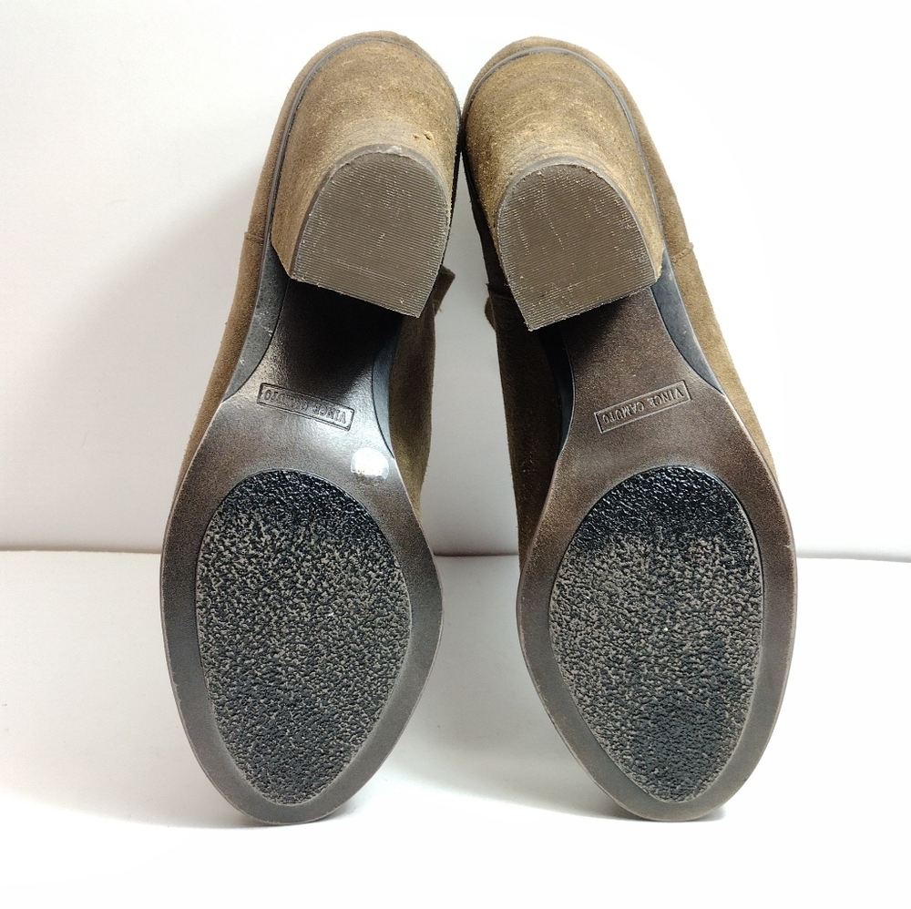 Vince Camuto Von Helyn Bootie l Brown l Leather Ankle Boot l Size 9 M - Picture 7 of 12